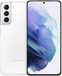 Samsung - Pre-Owned Galaxy S21 5G 128GB (Unlocked) - Phantom White - Front_Zoom