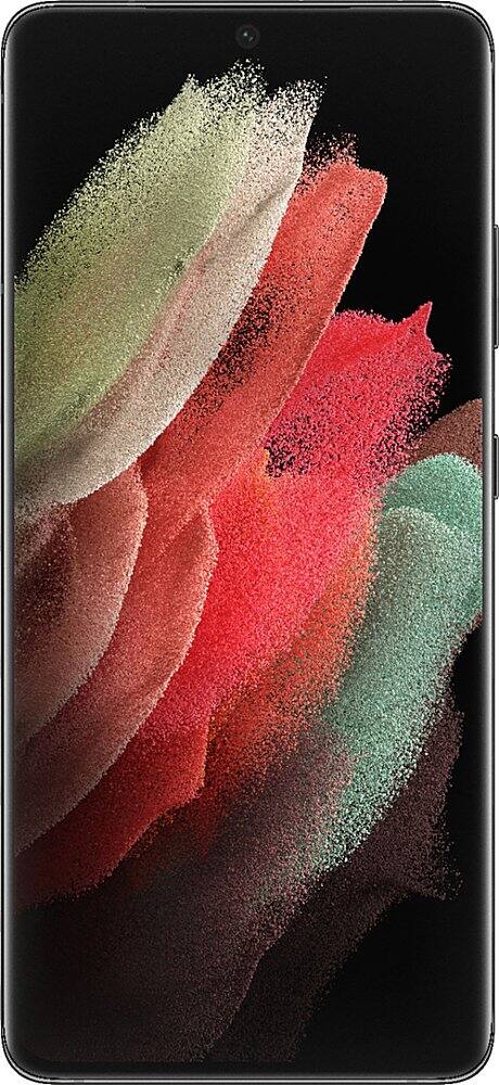 Zoom in on Angle. Samsung - Pre-Owned Galaxy S21 Ultra 5G 128GB (Unlocked) - Phantom Black.