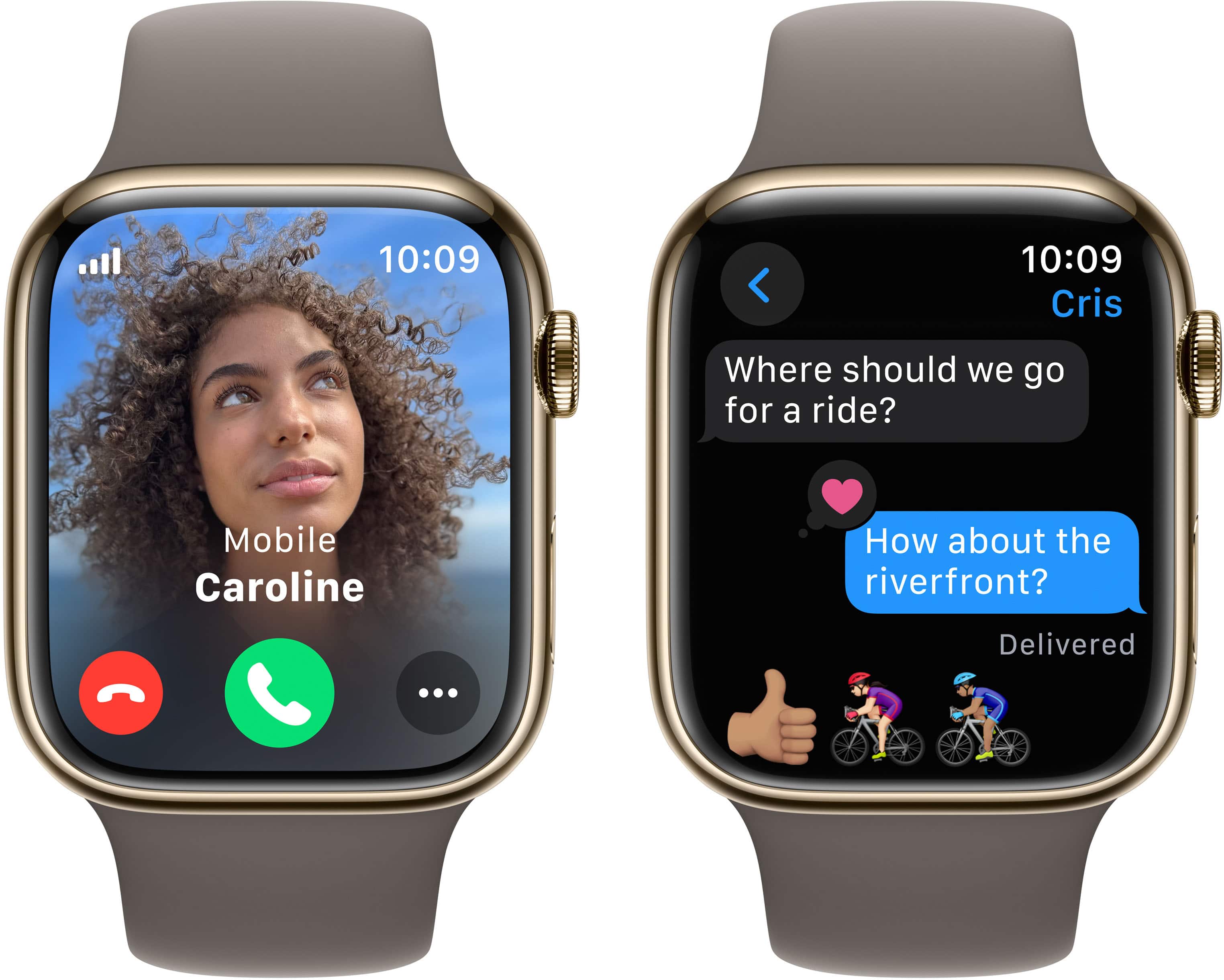 Apple Watch Series 9 (GPS + Cellular) 45mm Gold Stainless Steel Case