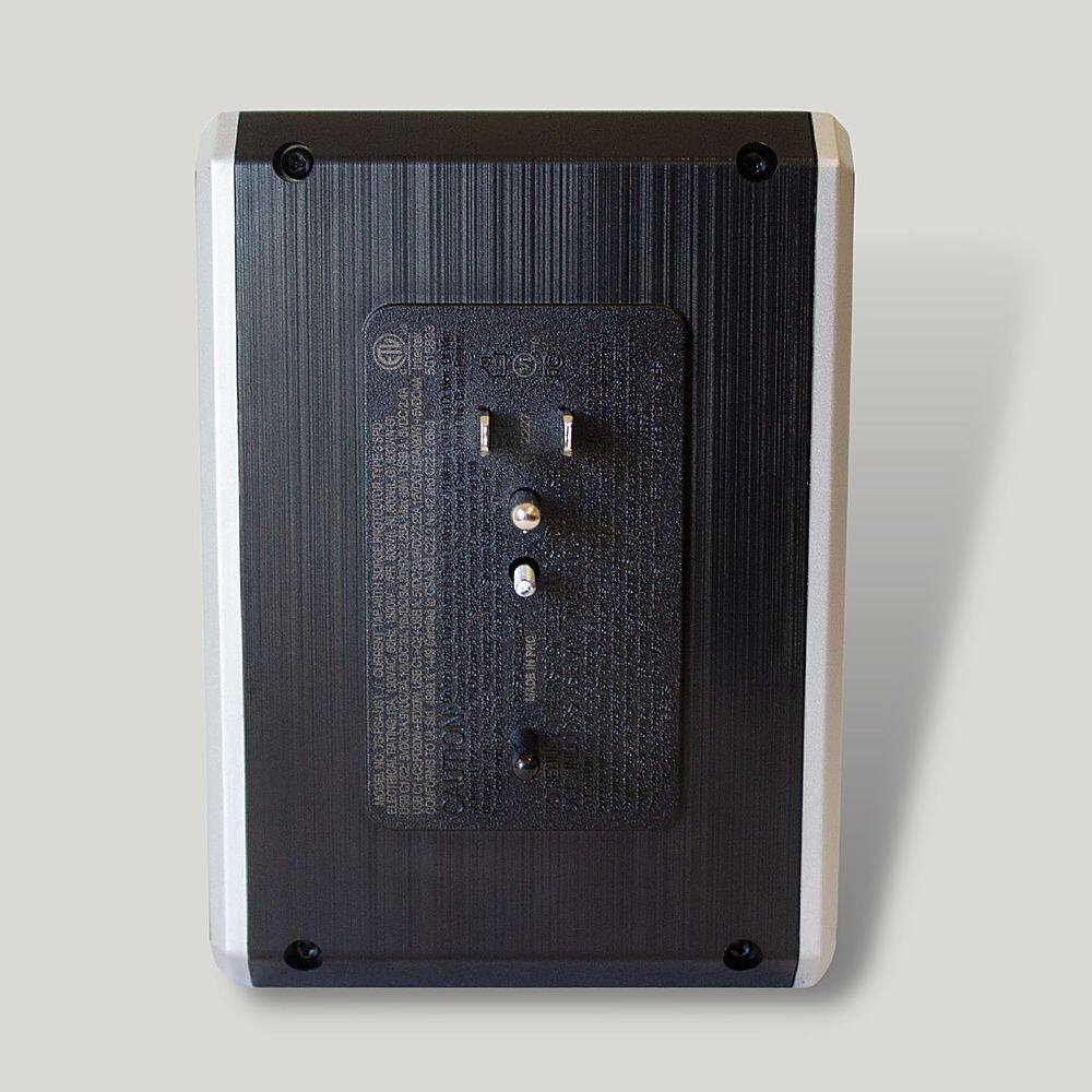 Alt View 15. Austere - VII Series Power 4-Outlet/3-USB Wall Tap 3,500 Joules Surge Protector - Black and Silver.