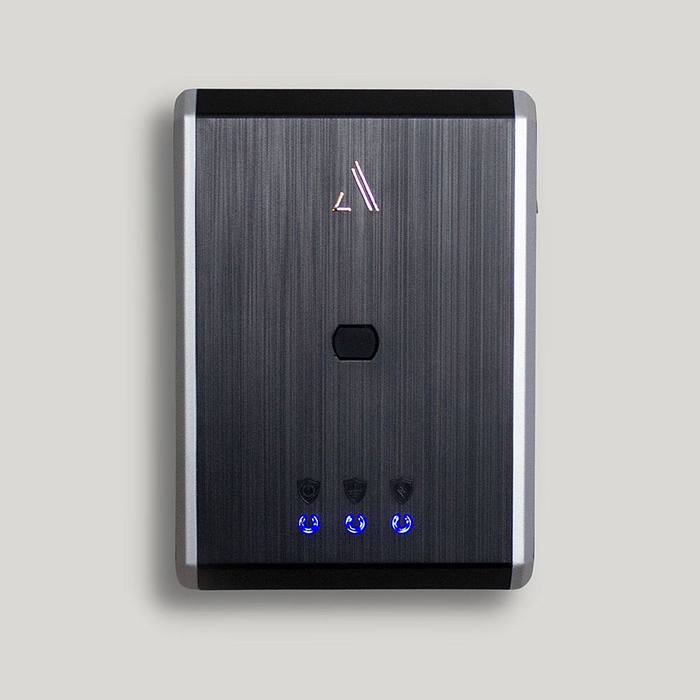 Alt View 21. Austere - VII Series Power 4-Outlet/3-USB Wall Tap 3,500 Joules Surge Protector - Black and Silver.