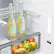 Alt View 17. Samsung - BESPOKE 23 cu. ft. 4-Door Flex Counter Depth Smart Refrigerator with Family Hub+ - Charcoal Glass Top.