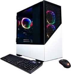 CyberPowerPC - Gamer Supreme Gaming Desktop - AMD Ryzen 7 7700 - 16GB Memory - NVIDIA GeForce RTX 3070 - 1TB SSD - White - Angle_Zoom