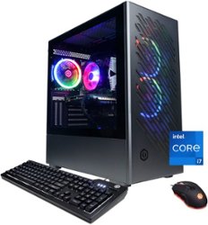 CyberPowerPC - Gamer Xtreme Gaming Desktop - Intel Core i7-13700F - 16GB Memory - NVIDIA GeForce RTX 3060 Ti - 1TB SSD - Black - Angle_Zoom