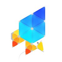 Nanoleaf Shapes Mixed Triangles Kit (7 Triangles and 10 Mini Triangle Panels) - Multicolor - Front_Zoom