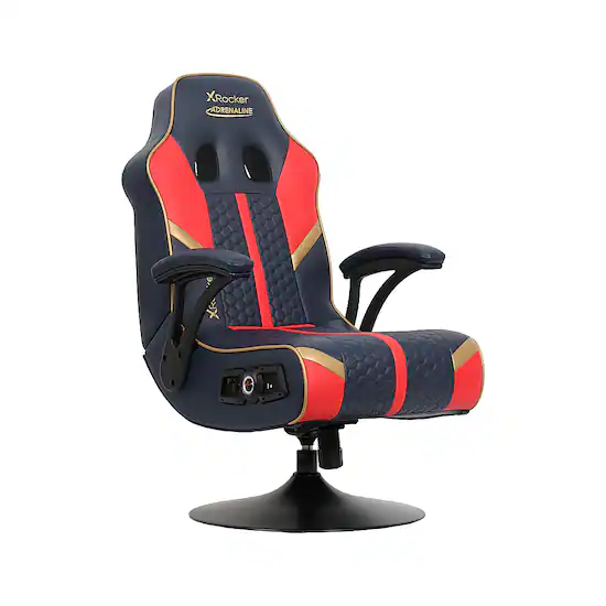 X Rocker Adrenaline 2.1 Wireless Vibration Pedestal Gaming Chair Multi 5112201 Best Buy