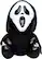 Front. NECA - Ghost Face 8" Phunny Plush.