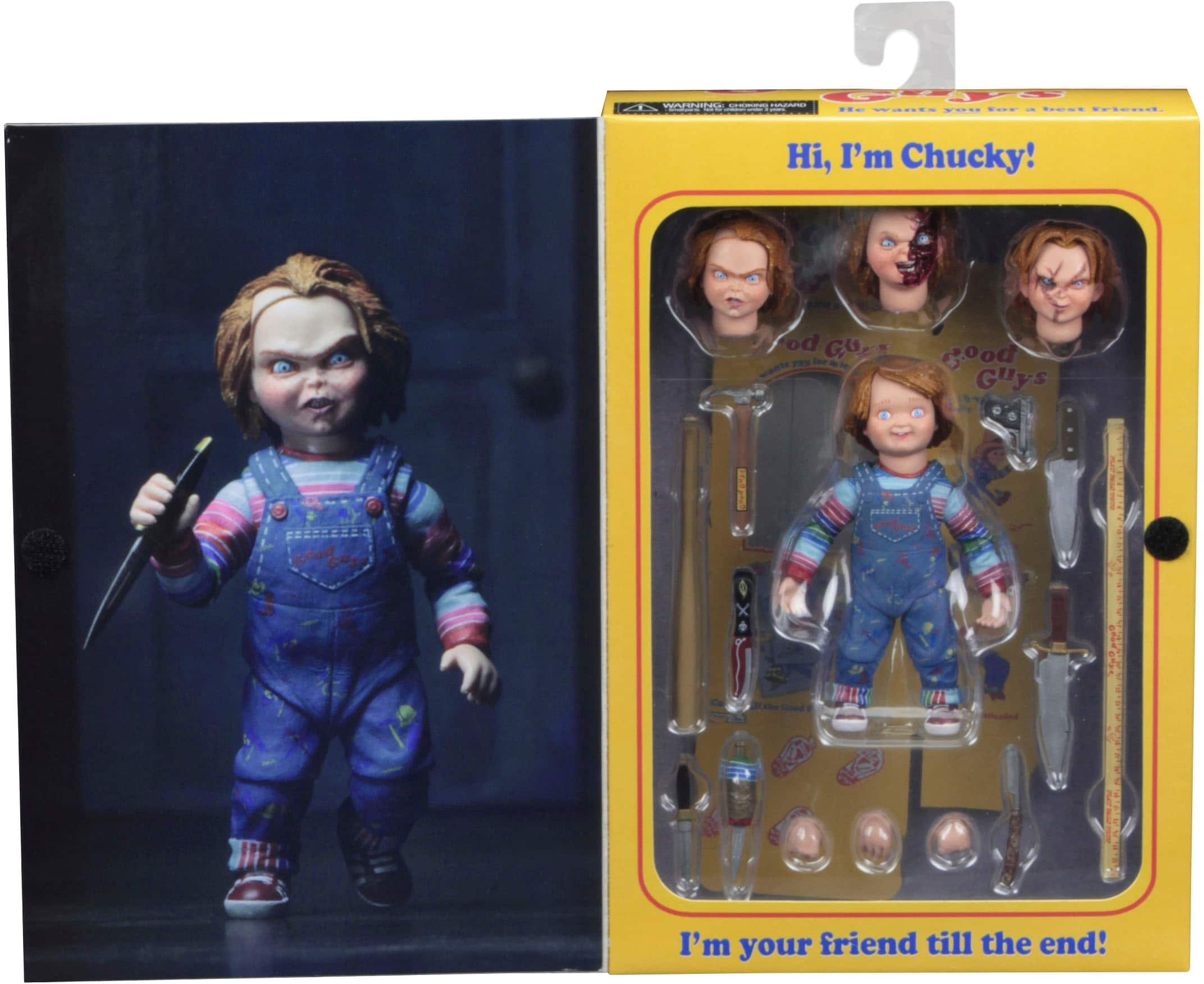 NECA 4 Horror Chucky Good Guys Collectible Action Figure