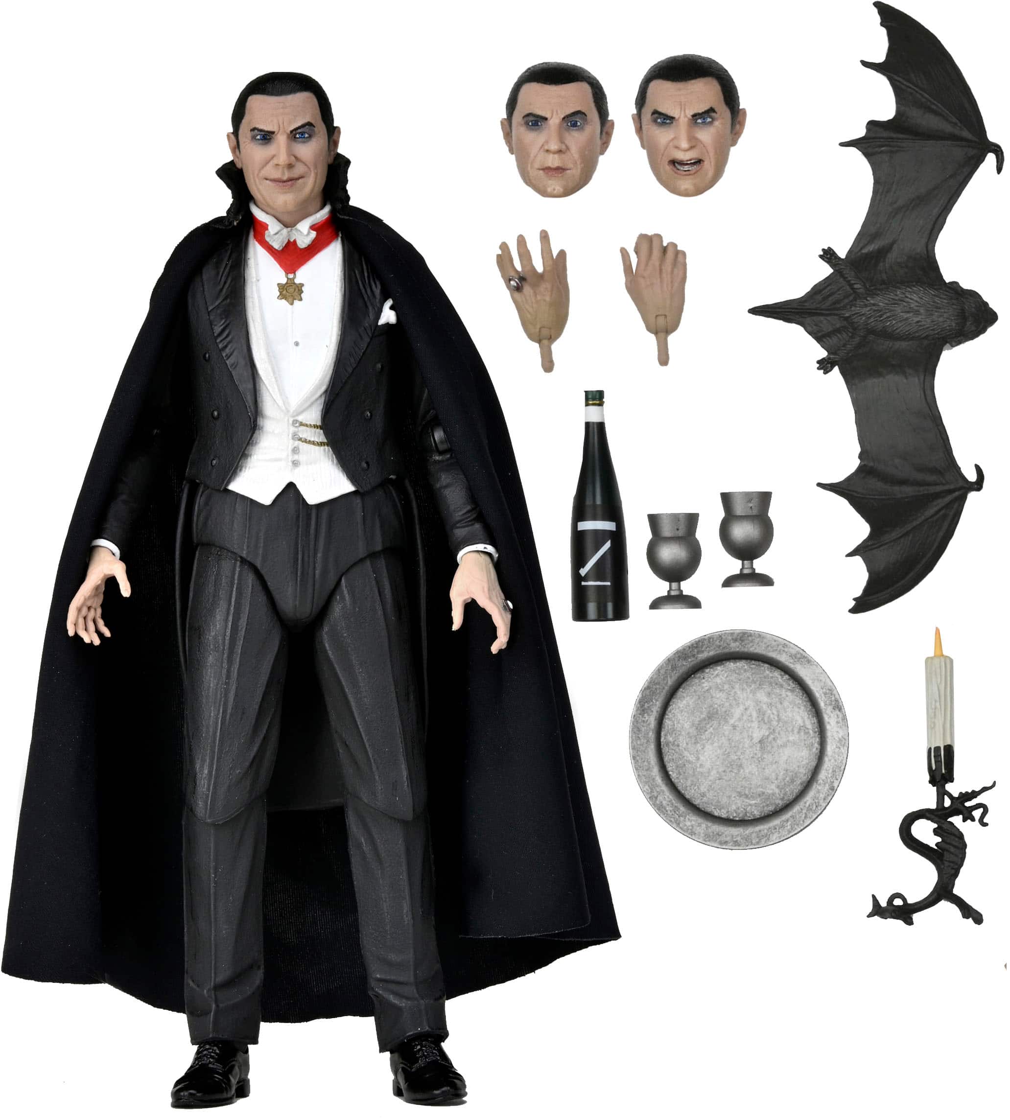 Front. NECA - Universal Monsters - 7" Scale Action Figure - Ultimate Dracula (Transylvania).