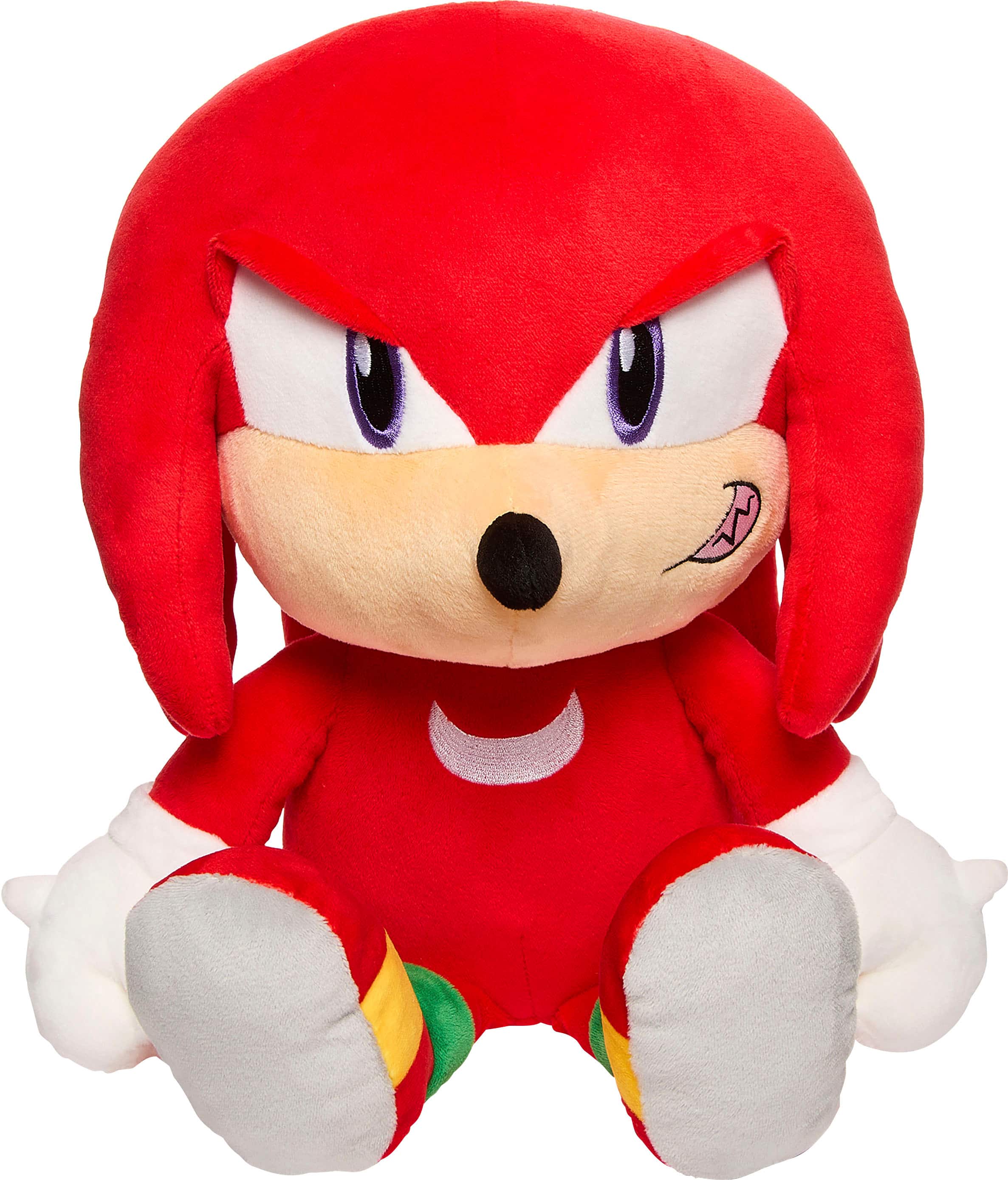NECA - Sonic the Hedgehog 16" Knuckles Hug Me Plush - Front_Zoom