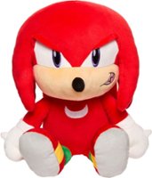 NECA - Sonic the Hedgehog 16" Knuckles Hug Me Plush - Front_Zoom