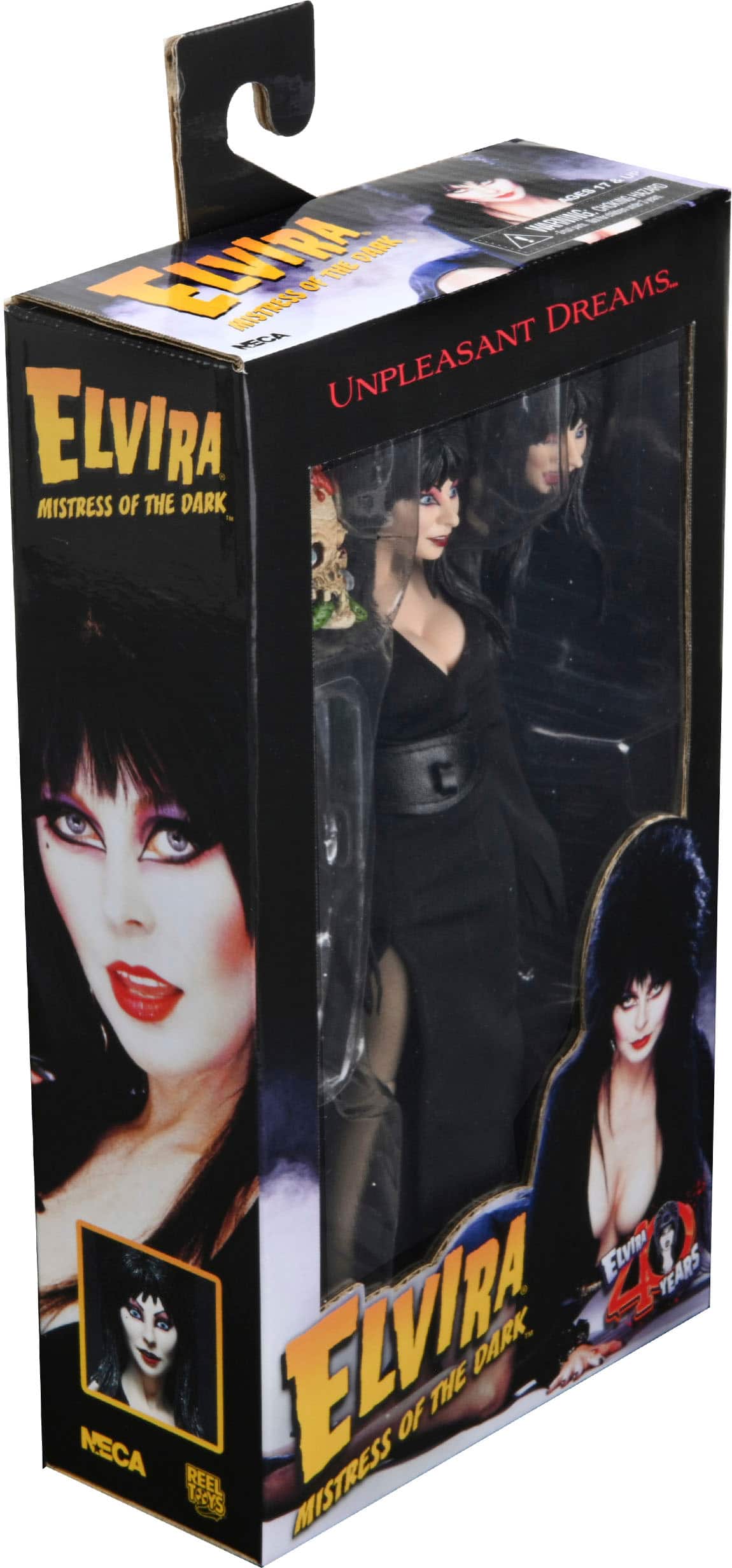 Alt View 11. NECA - Elvira - 8" Clothed Action Figure - Elvira, Mistress of the Dark.