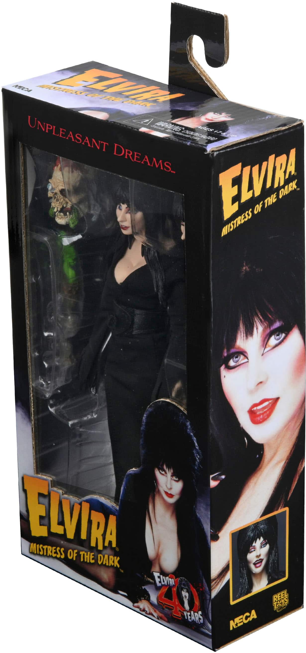 Alt View 12. NECA - Elvira - 8" Clothed Action Figure - Elvira, Mistress of the Dark.