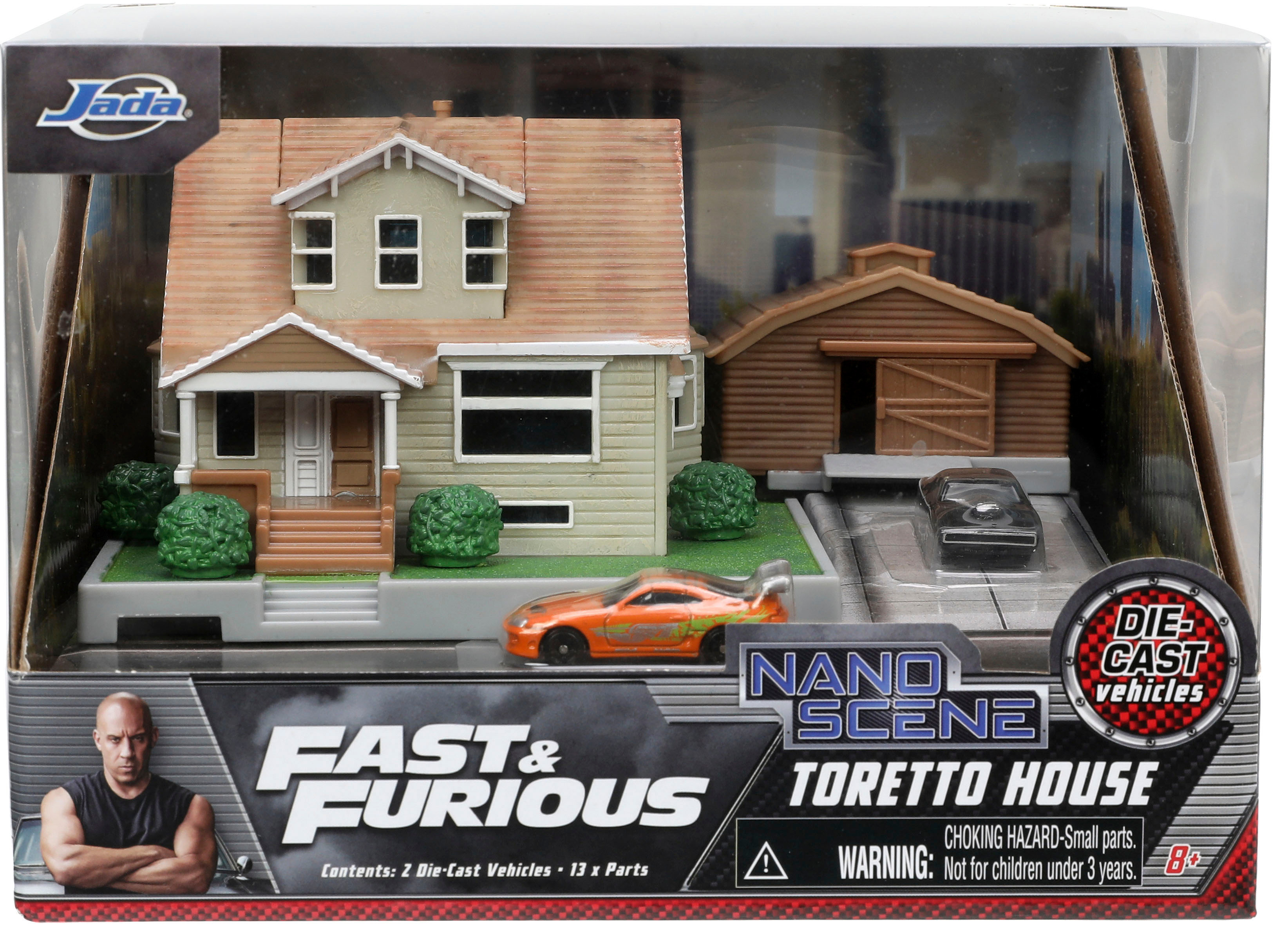 Fast and Furious Toretto House Nano Scene Jada 33668 253203081