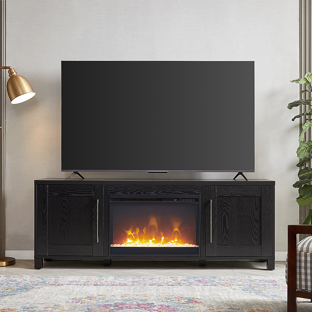 Camden&Wells Chabot Crystal Fireplace TV Stand for Most TVs up to 75 ...