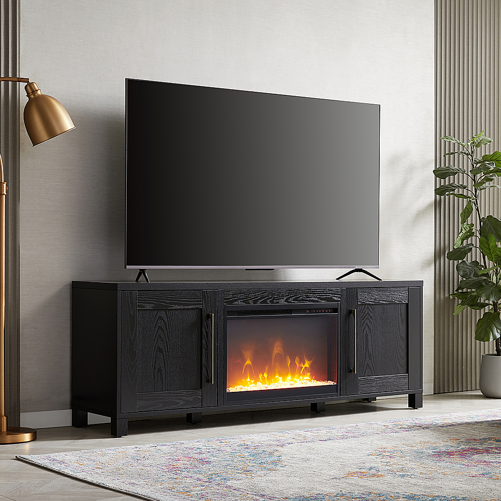 Camden&Wells Chabot Crystal Fireplace TV Stand for Most TVs up to 75 ...