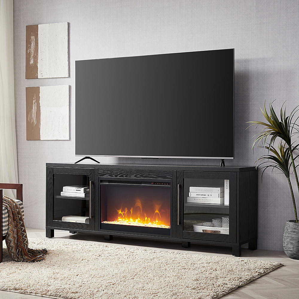 Best Buy: Camden&Wells Quincy Crystal Fireplace for Most TVs up to 75 ...