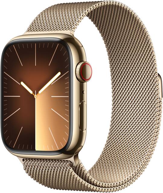 Apple Watch Series 9 GPS Cellular 45mm Gold Stainless Steel