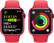 Alt View 17. Apple - Apple Watch Series 9 (GPS + Cellular) 45mm (PRODUCT)RED Aluminum Case with (PRODUCT)RED Sport Band w/ Blood Oxygen - S/M - (PRODUCT)RED.