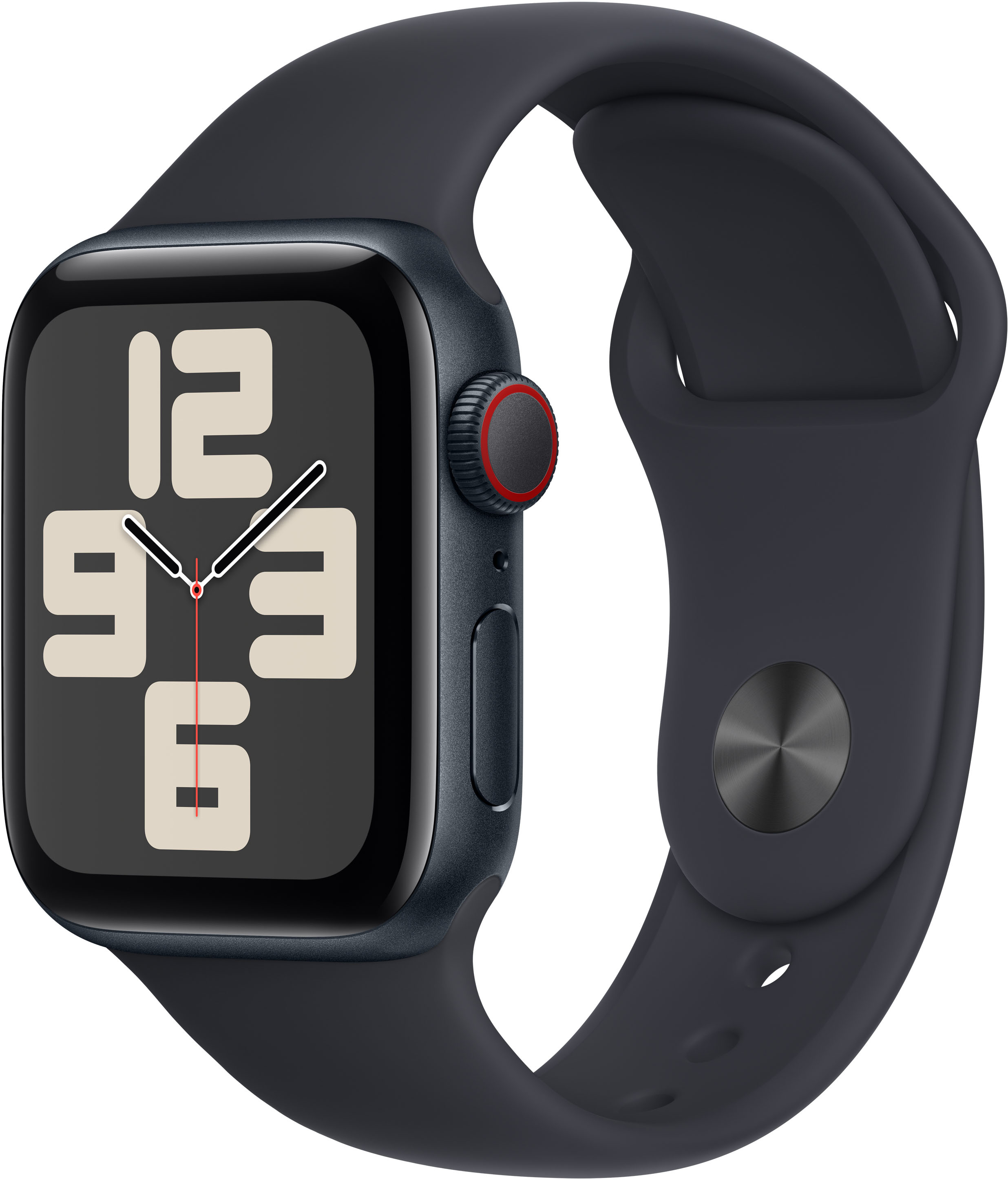 Apple Watch SE (2nd Gen) GPS 40mm Midnight Aluminum Case with Midnight  Sport Band - M/L 