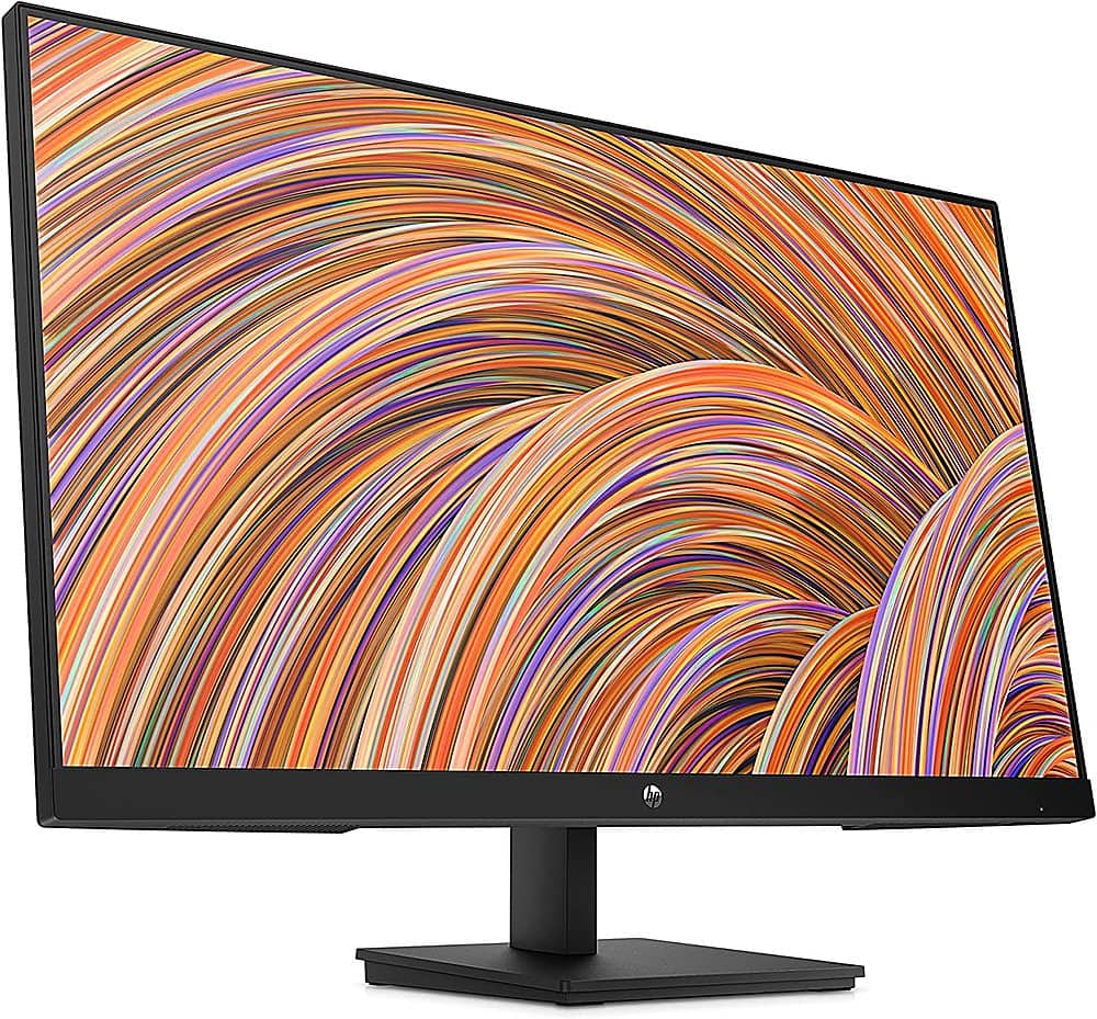 Left. HP - HP V27i G5 27" LCD FHD FreeSync Monitor - Black.