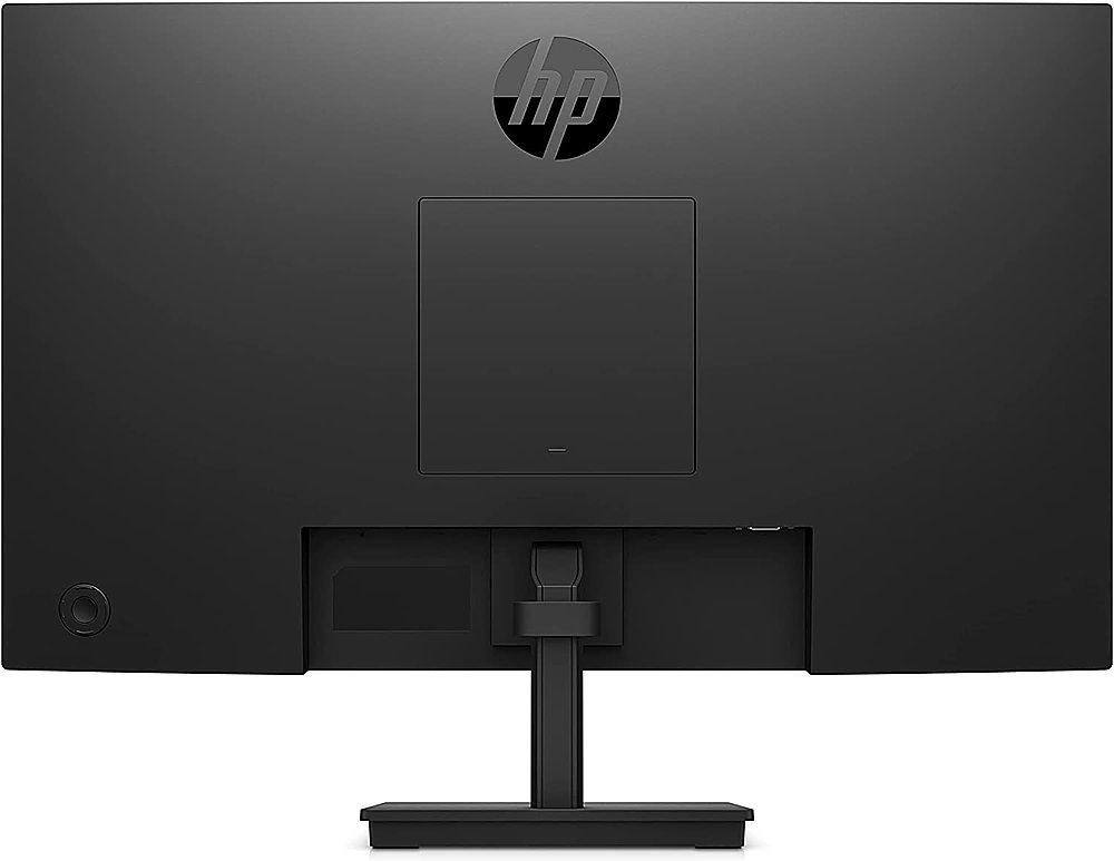 Back View: HP - 21.5" IPS LED Full HD FreeSync Monitor (HDMI, VGA) - Silver & Black