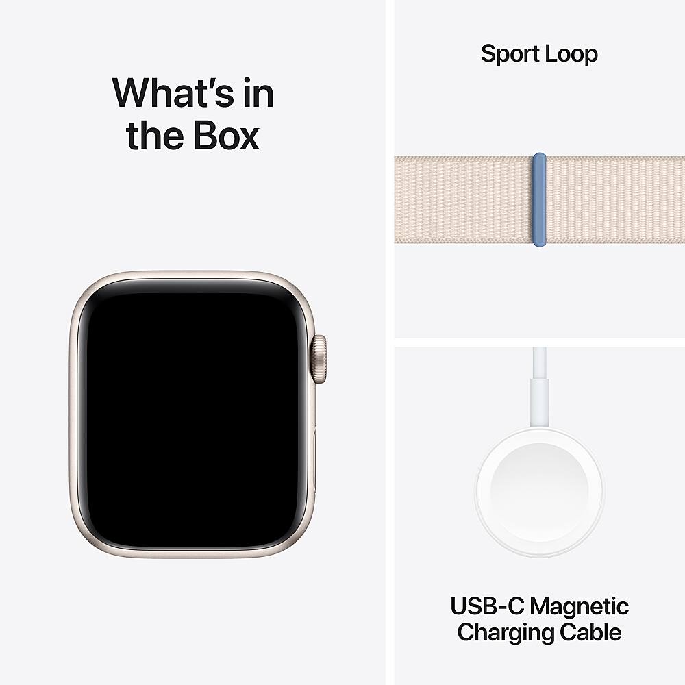 What's in the Box: Sport Loop, USB-C Magnetic Charging Cable
