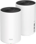 Front Zoom. TP-Link - Deco W7200 AX3600 Tri-Band Mesh Wi-Fi 6 System (2-Pack) - White.