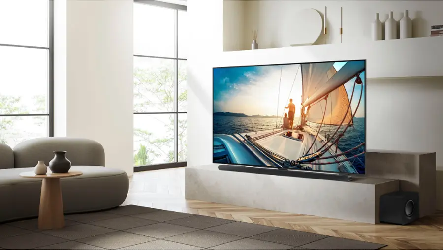 Alt View 16. Samsung - 85" Class QN90C Neo QLED 4K UHD Smart Tizen TV - Titan Black.