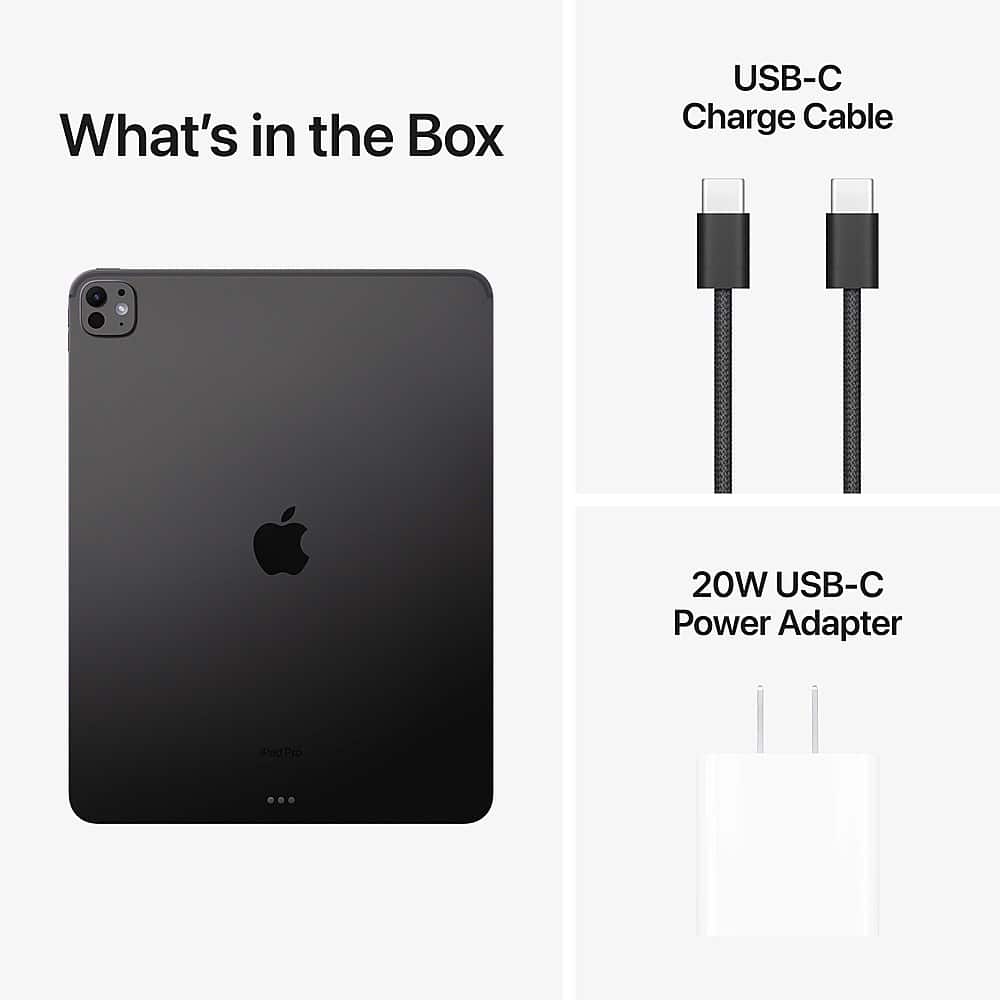 What's in the Box: USB-C Charge Cable, 20W USB-C Power Adapter, and PedPro.