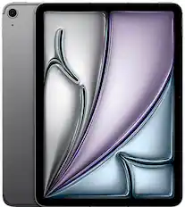 Back. Apple - 11-inch iPad Air M2 chip Built for Apple Intelligence Wi-Fi + Cellular 128GB - Space Gray.