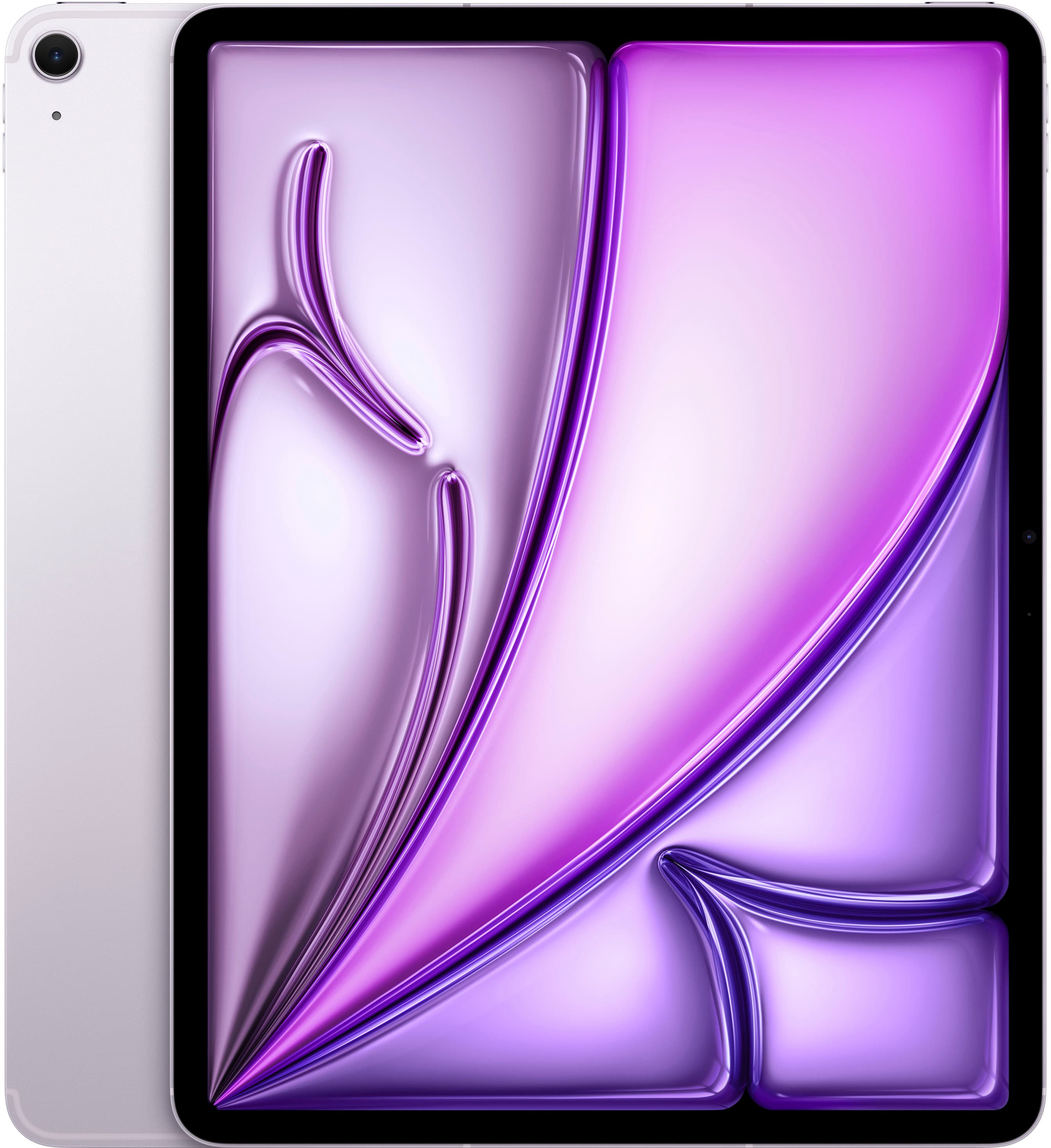 Apple - 13-inch iPad Air M2 chip Wi-Fi + Cellular 256GB - Purple (Unlocked)