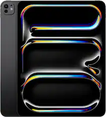 Back. Apple - 13-inch iPad Pro M4 chip Wi-Fi + Cellular 256GB with OLED - Space Black.