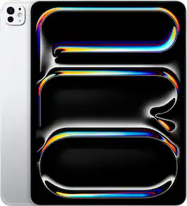 Apple - Refurbished Excellent - 13-inch iPad Pro M4 chip Built for Apple Intelligence Wi-Fi + Cellular 512GB with OLED - Silver (Unlocked)