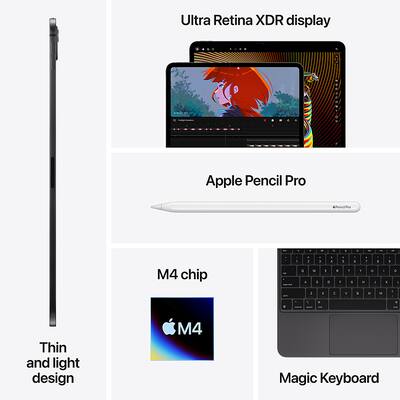 Apple 13 inch iPad Pro M4 chip Built for Apple Intelligence