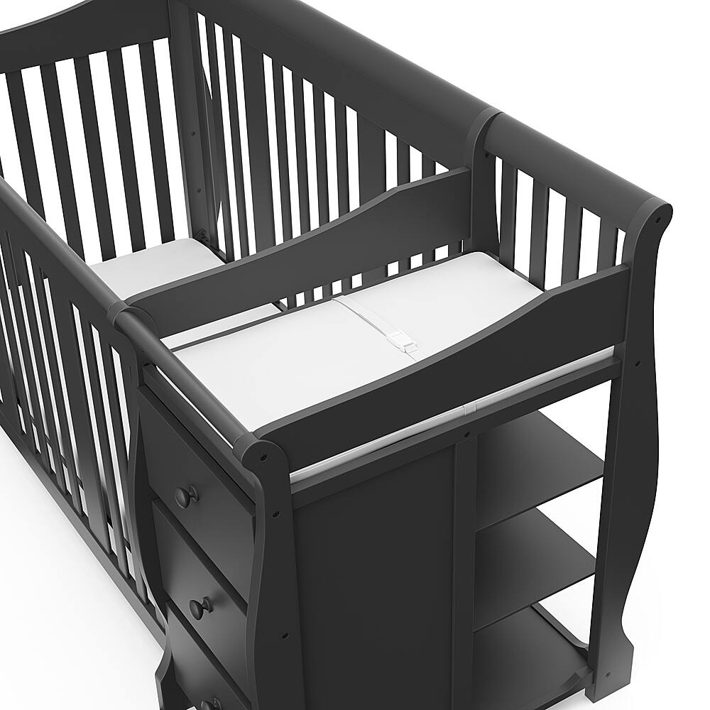 Storkcraft crib best sale with changing table