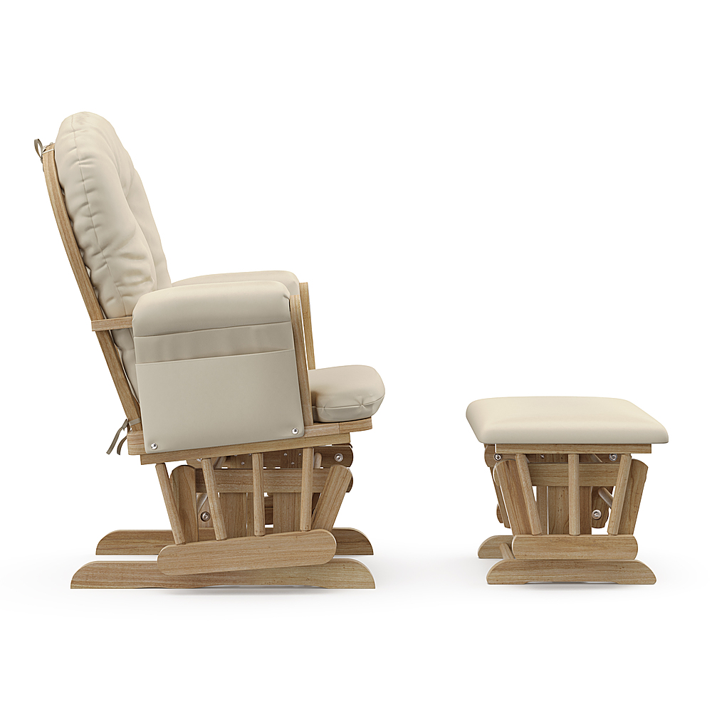 Storkcraft Hoop Glider and Ottoman Natural Beige 06550 415 Best Buy