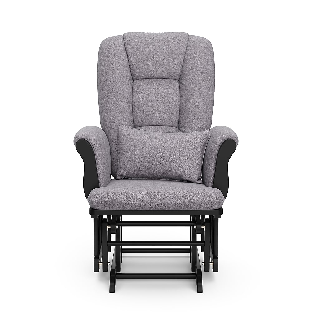 Best Buy Storkcraft Tuscany Glider and Ottoman Black/Gray Swirl 0655455B