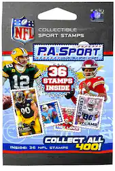 P.A. Sport - Collectible Sport Stamps NFL 36-Count Stamp Pack - Front_Zoom