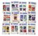 Alt View 12. P.A. Sport - Collectible Sport Stamps NFL 36-Count Stamp Pack.