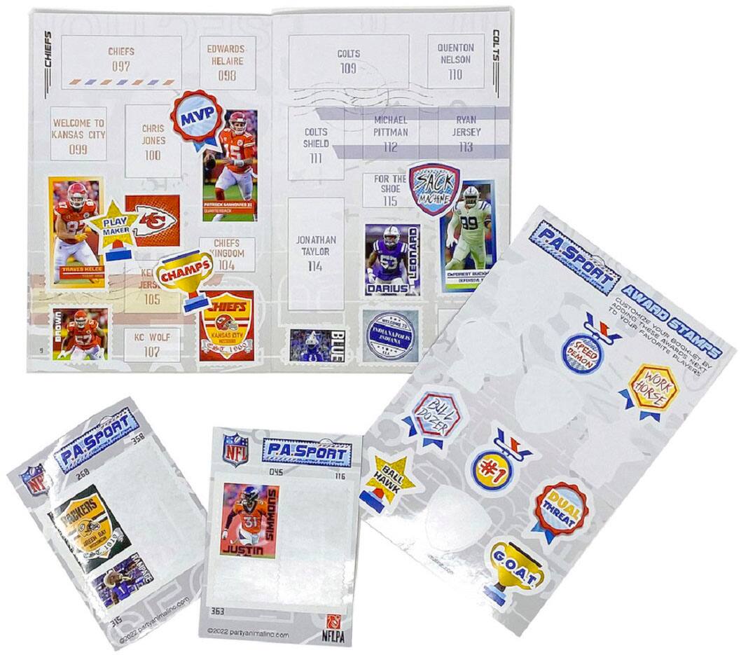 Alt View 13. P.A. Sport - Collectible Sport Stamps NFL Collection Book Pack - Styles May Vary.