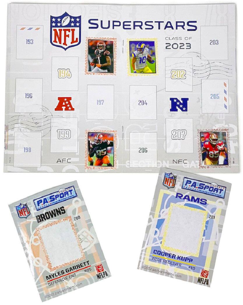 Alt View 14. P.A. Sport - Collectible Sport Stamps NFL Collection Book Pack - Styles May Vary.