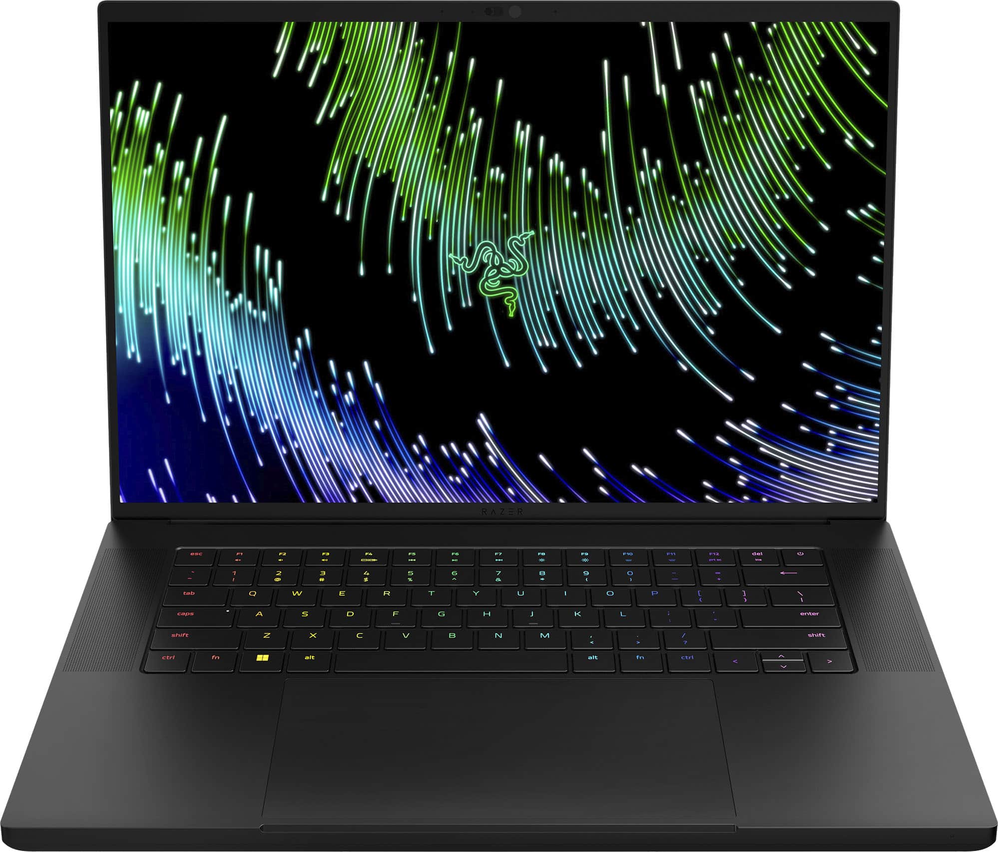 Razer - Blade 16 - 16'' Gaming Laptop - Dual Mini LED 4K UHD+FHD - Intel i9 HX - NVIDIA GeForce RTX 4090 - 32GB RAM - 2TB SSD - Black - Front_Zoom