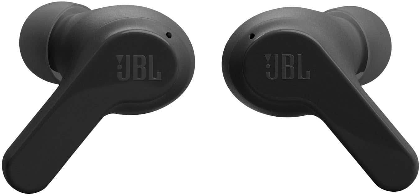 Left. JBL - Vibe Beam True Wireless Earbuds - Black.