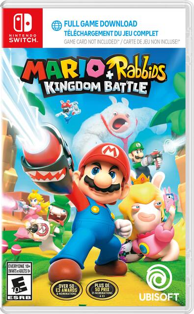 Mario + Rabbids Kingdom Battle (Code in Box) - Nintendo Switch – OLED Model, Nintendo Switch, Nintendo Switch Lite