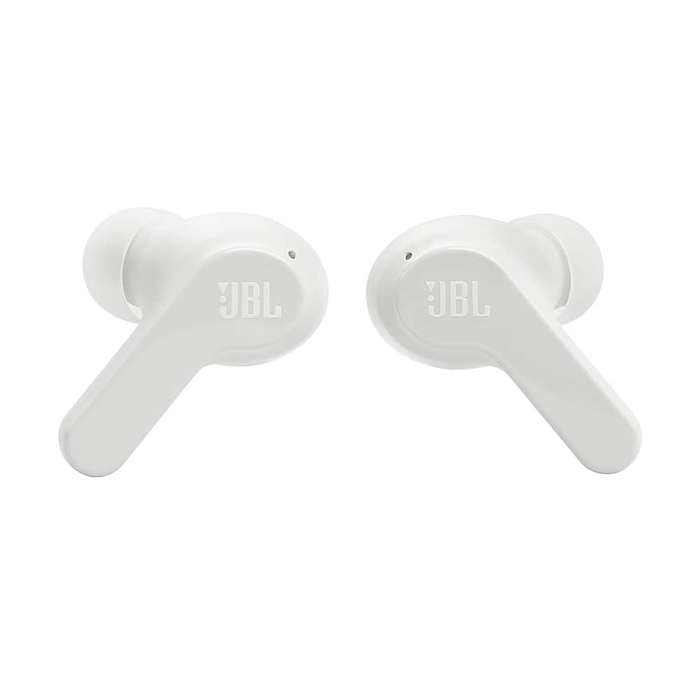 Left. JBL - Vibe Beam True Wireless Earbuds - White.
