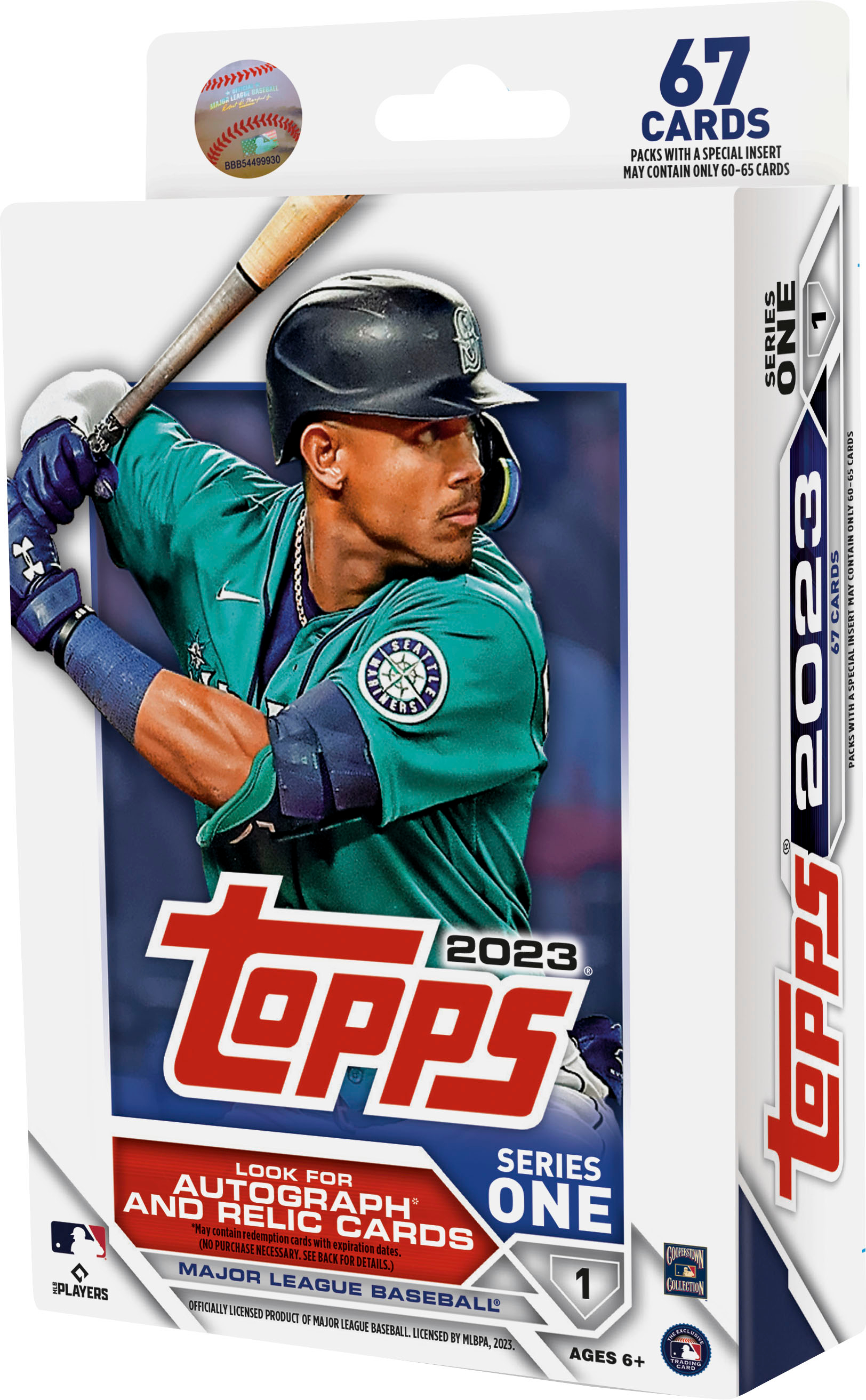 Topps 2023 Series 1 MLB Baseball Hanger Pack SP-T23BB1HB - Best Buy