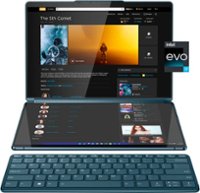 Lenovo - Yoga Book 9i 2-in-1 13.3" 2.8K Dual Screen OLED Touch Laptop - Intel Core i7-1355U with 16GB Memory - 512GB SSD - Tidal Teal - Front_Zoom