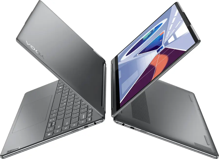 Alt View 11. Lenovo - Yoga 9i 2-in-1 14" 4K OLED Touchscreen Laptop with Pen - Intel Evo Platform - Core i7-1360P with 16GB Memory - 1TB SSD - Storm Grey.