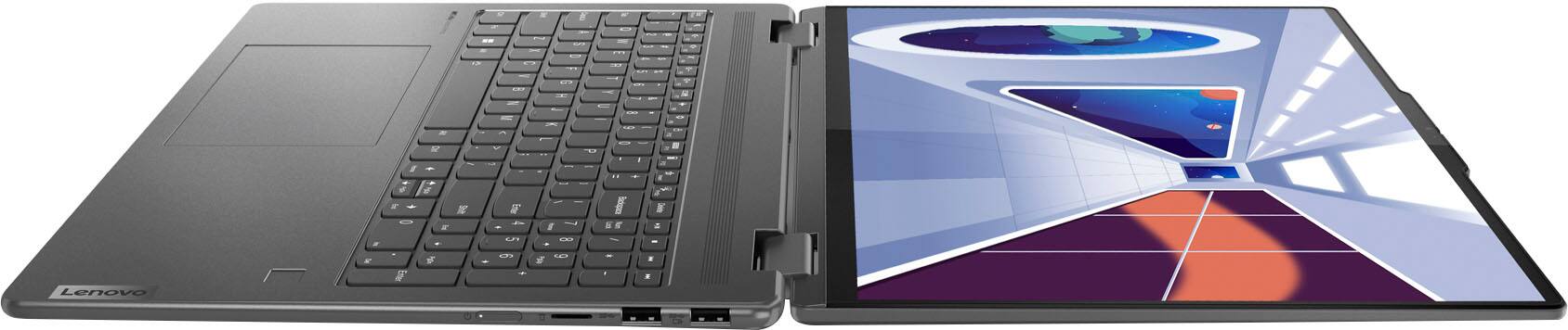 Alt View 10. Lenovo - Yoga 7i 16" WUXGA 2 in 1 Touch-Screen Laptop - Intel Core i7-1355U - 16GB Memory - 512GB SSD - Storm Grey.